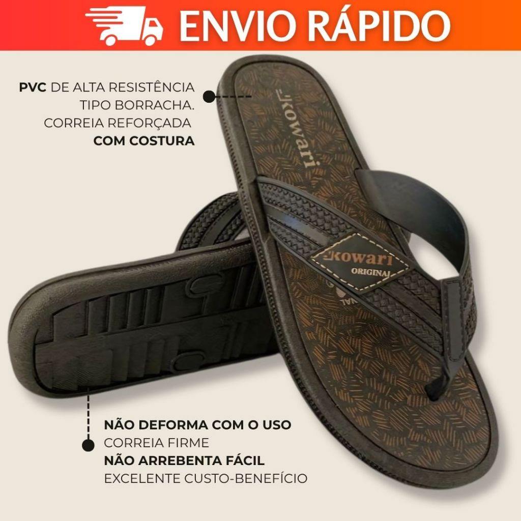 Chinelo Kowari: Conforto e Durabilidade em Promoção!