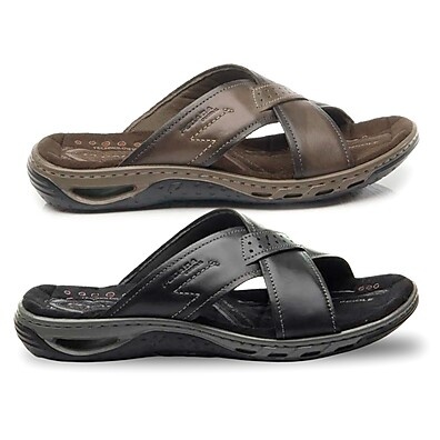 Chinelo Masculino Couro Pegada: Conforto e Estilo