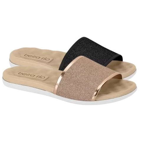 Chinelo Slide Beira Rio: Brilho e Conforto!