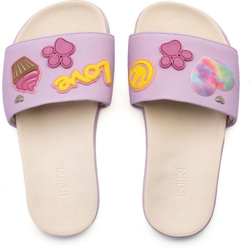Chinelo Slide Klin Coração Tie Die: Conforto e Estilo!