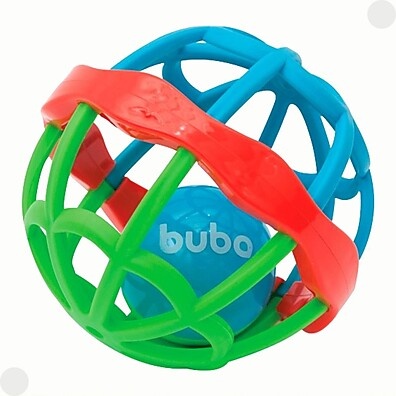Chocalho Baby Ball Cute Colors 11850 - Buba: Diversão e Estímulo para o Seu Bebê