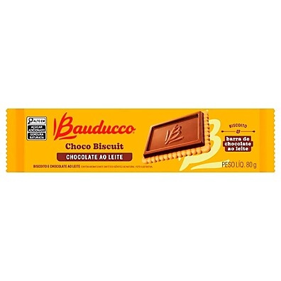 Choco Biscuit ao Leite 80g – Pack com 24 Unidades