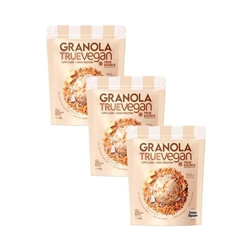 Kit 3X: Granola True Vegan Coco Com Chocolate Branco True Source 200g