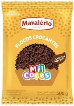 CROCANTE FLOCOS CHOCOLATE 500G MAVALÉRIO