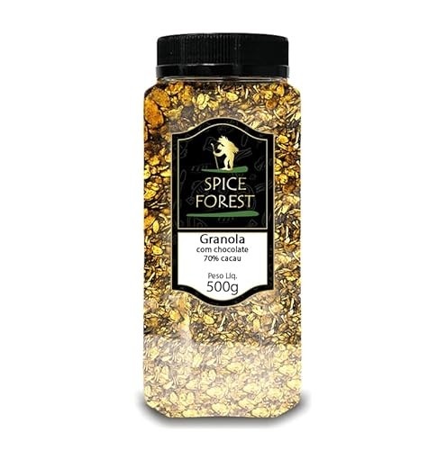 Granola com Chocolate 70% Cacau, 500g Premium - Spice Forest