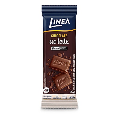 Chocolate Ao Leite Linea 75g: Sabor e Saúde!