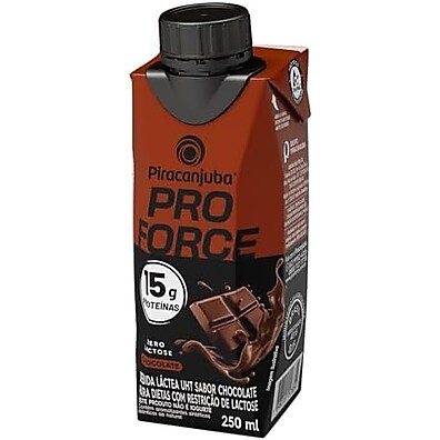 Piracanjuba ProForce Chocolate: 15g Prot. Zero Lactose (12x250ml)
