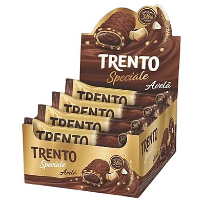 Chocolate Trento Speciale Avelã 38% – 12 Unidades de 26g