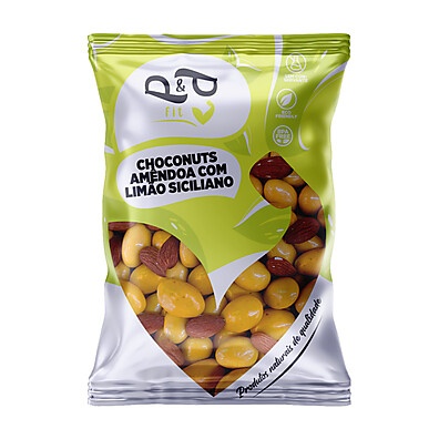 Choconuts P&P Amêndoa com Limão Siciliano – Sabor Refrescante e Crocante