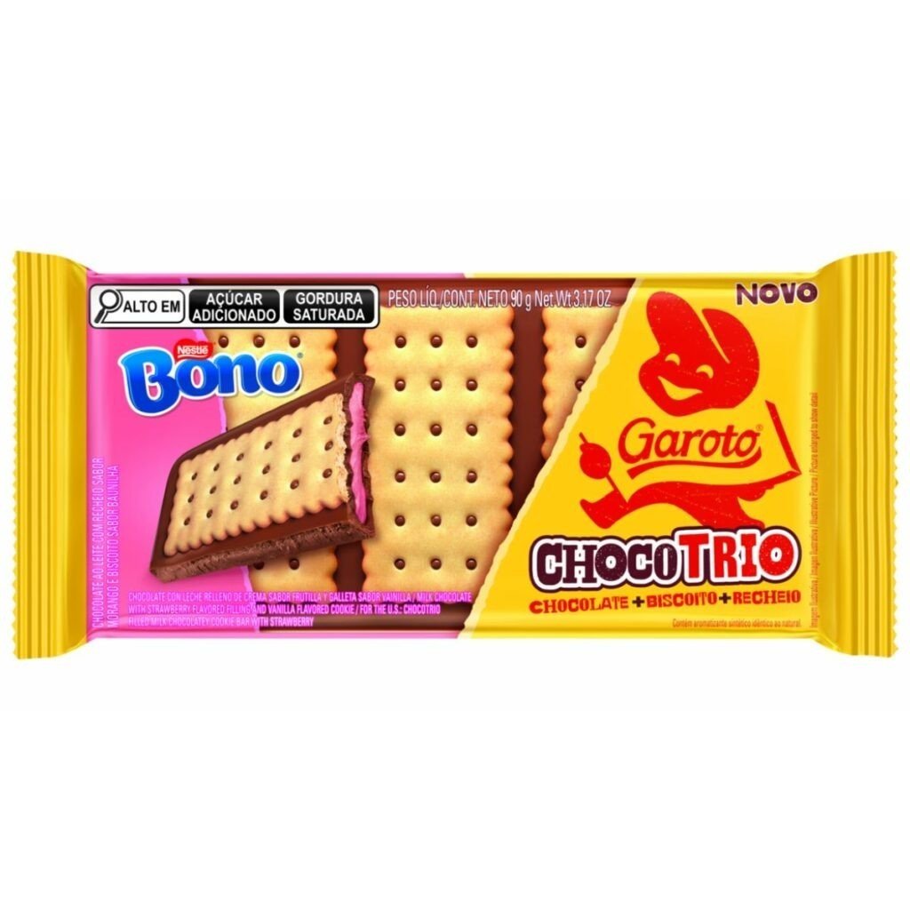 Chocotrio Bono 90g: O Sabor Irresistível!
