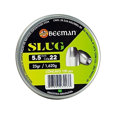 Chumbinho 5.5mm Slug: Precisão e Alcance!