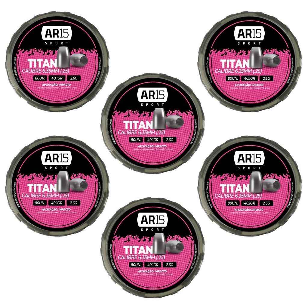 Chumbinho 6.35mm Titan: Precisão e Potência!