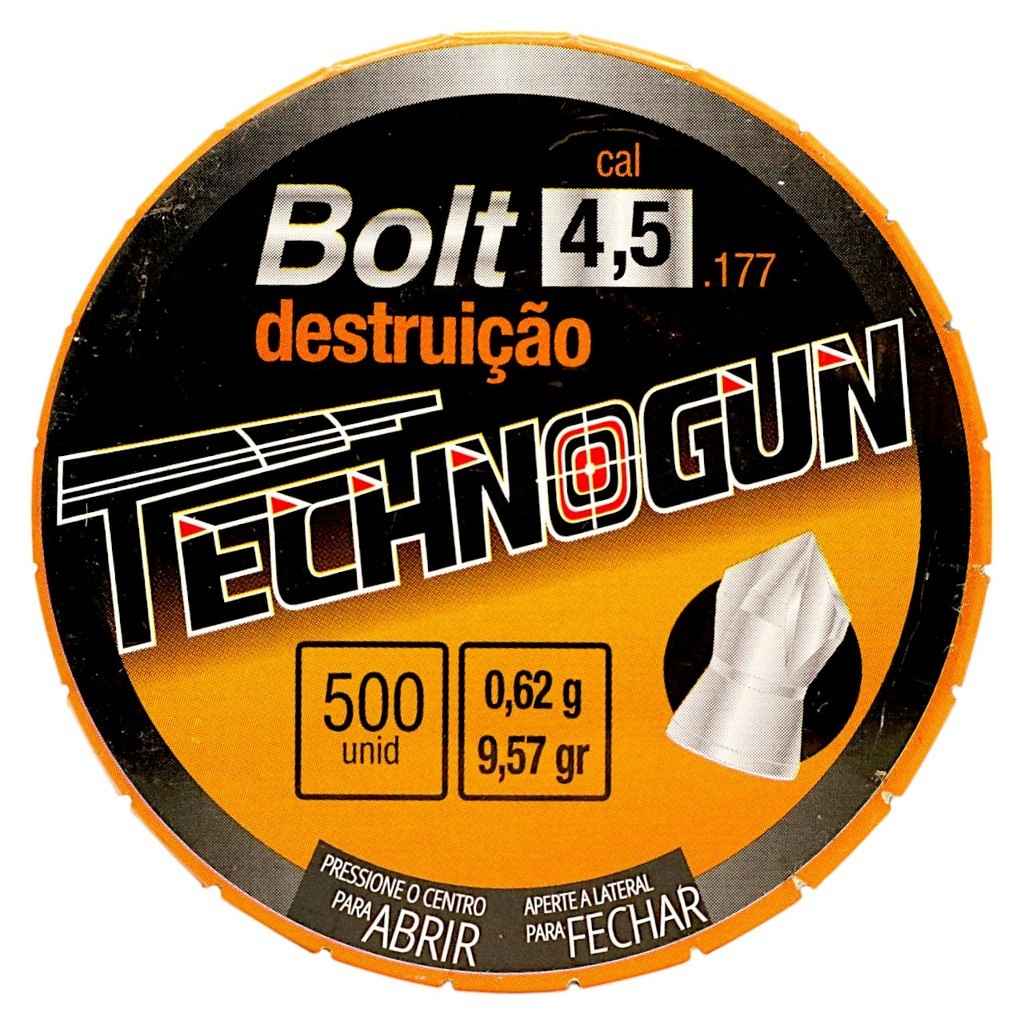 Chumbinho Bolt 4.5mm: Destruição e Precisão
