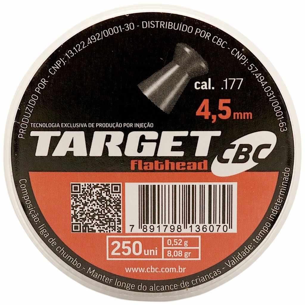 Chumbinho CBC 4.5mm: Precisão Imbatível!