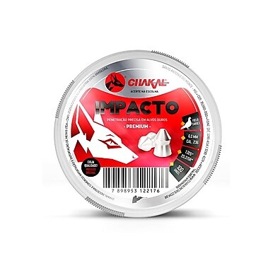 Chumbinho Impacto 6.0mm Chakal: Precisão e Potência