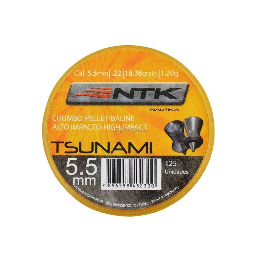 Chumbinho Nautika Tsunami 5.5mm: Precisão Imbatível!