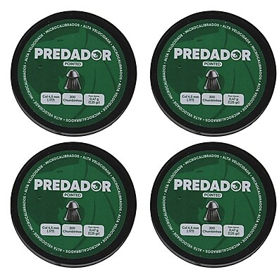 Chumbinho Predator Pointed 4.5mm – Precisão e Qualidade em Cada Tiro