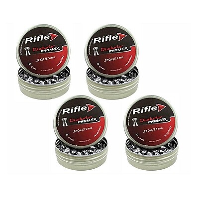 Chumbinho Rifle Diabolo Promax 5,5mm: Kit com 4 Latas!