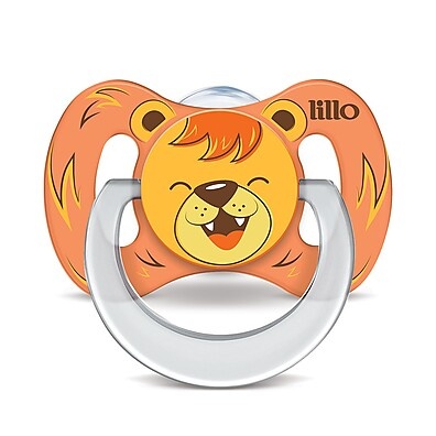 Chupeta Funny Animais Silicone Leão 6m+ - Segura e Divertida
