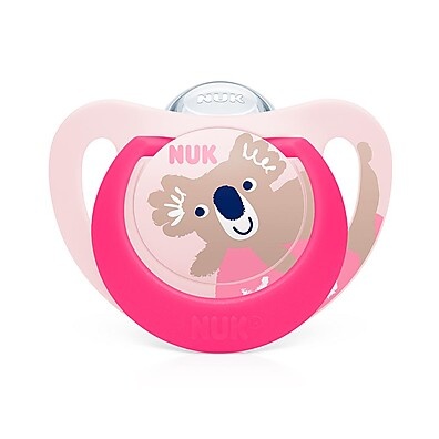 Chupeta NUK Star 18m+ Rosa: Conforto e Segurança