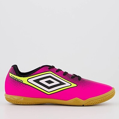 Chuteira Umbro Cannon Futsal Rosa: Domine a Quadra!
