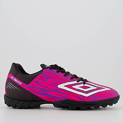 chuteira-umbro-ultimate-society-rosa-e-roxo-performance-e-estilo