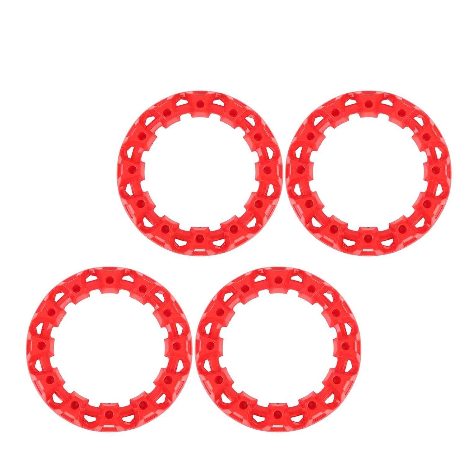 Revestimento de Cubo de Roda ATV 10" Vermelho - Cryfokt Hub Chutzdekor para Go Kart e Motos