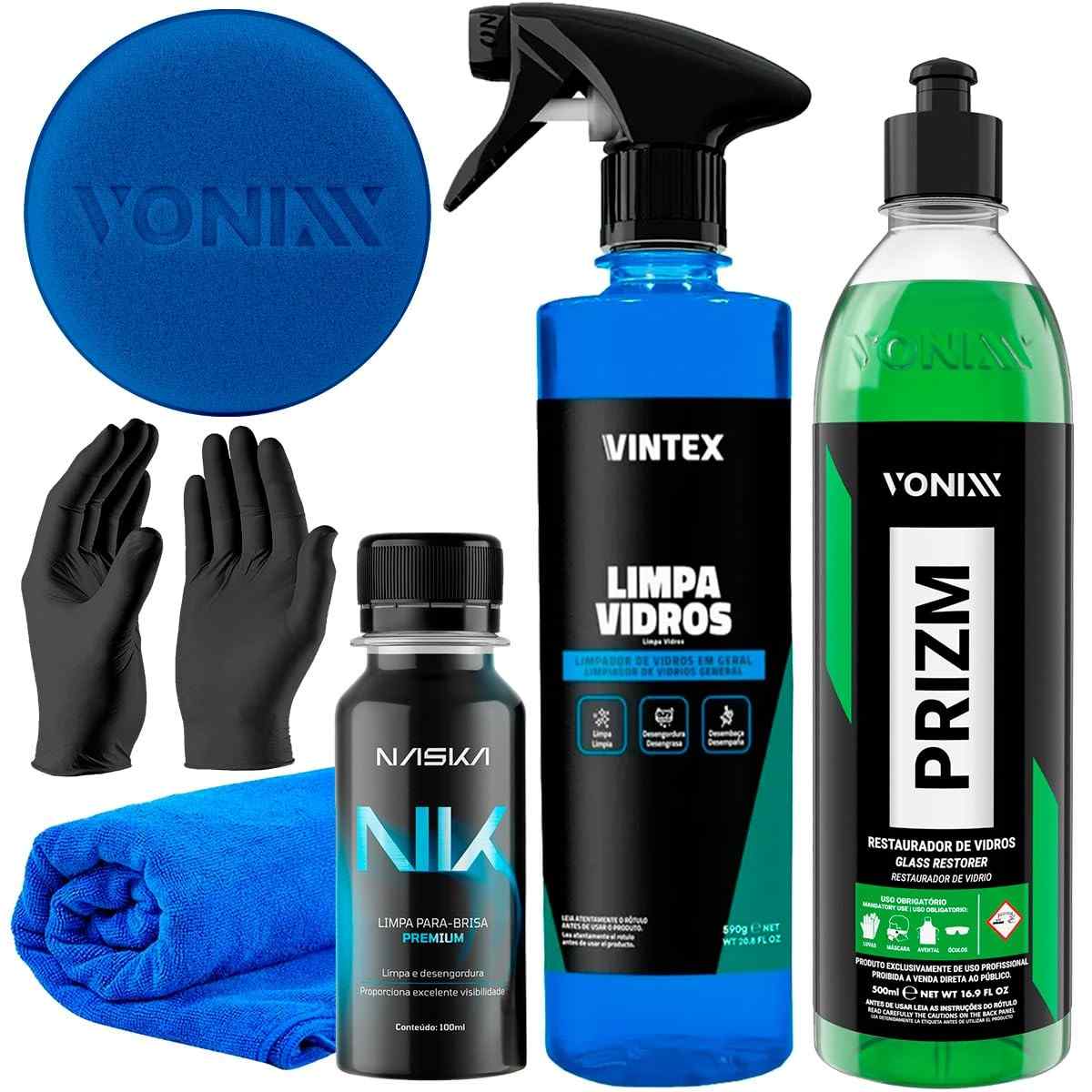 Kit Restaura Vidro Prizm: Elimine Manchas de Chuva Ácida e Tenha Visibilidade Cristalina!
