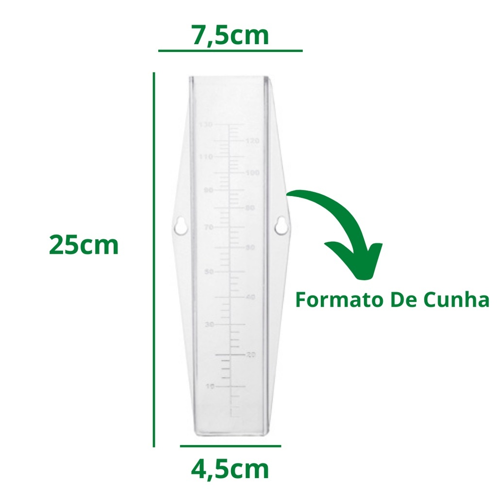 Pluviômetro Multitec 150mm: Medição Precisa de Chuva