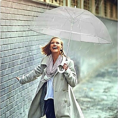 Guarda-Chuva Transparente Automático: Proteção e Estilo na Chuva