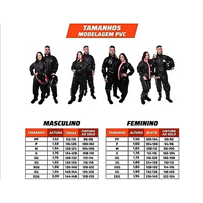 Capa de Chuva Pioneira Impermeável PVC Combate Gola Alta – Proteção Total na Chuva