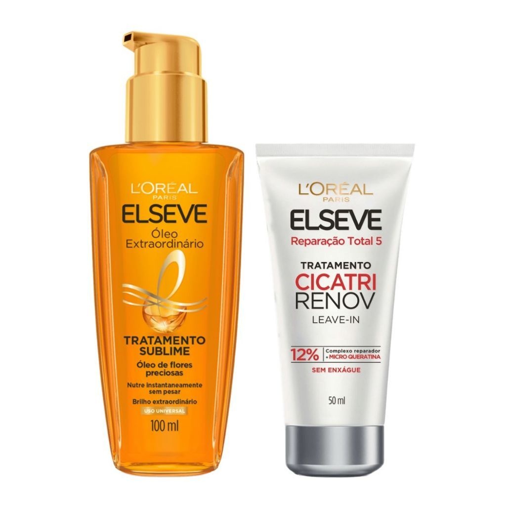 Cicatri Renov + Elseve: Kit Cabelos Reconstruídos
