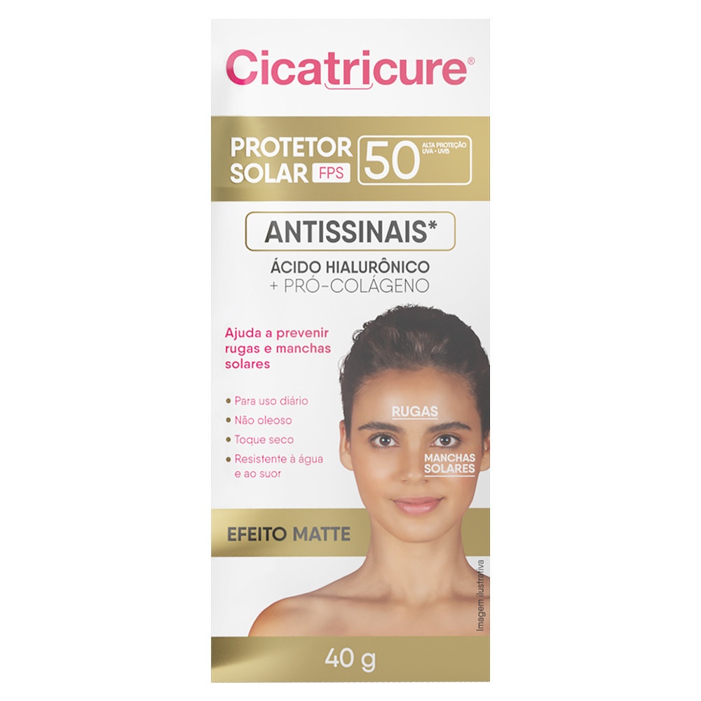 Cicatricure FPS50: Proteção Solar Antissinais e Toque Seco