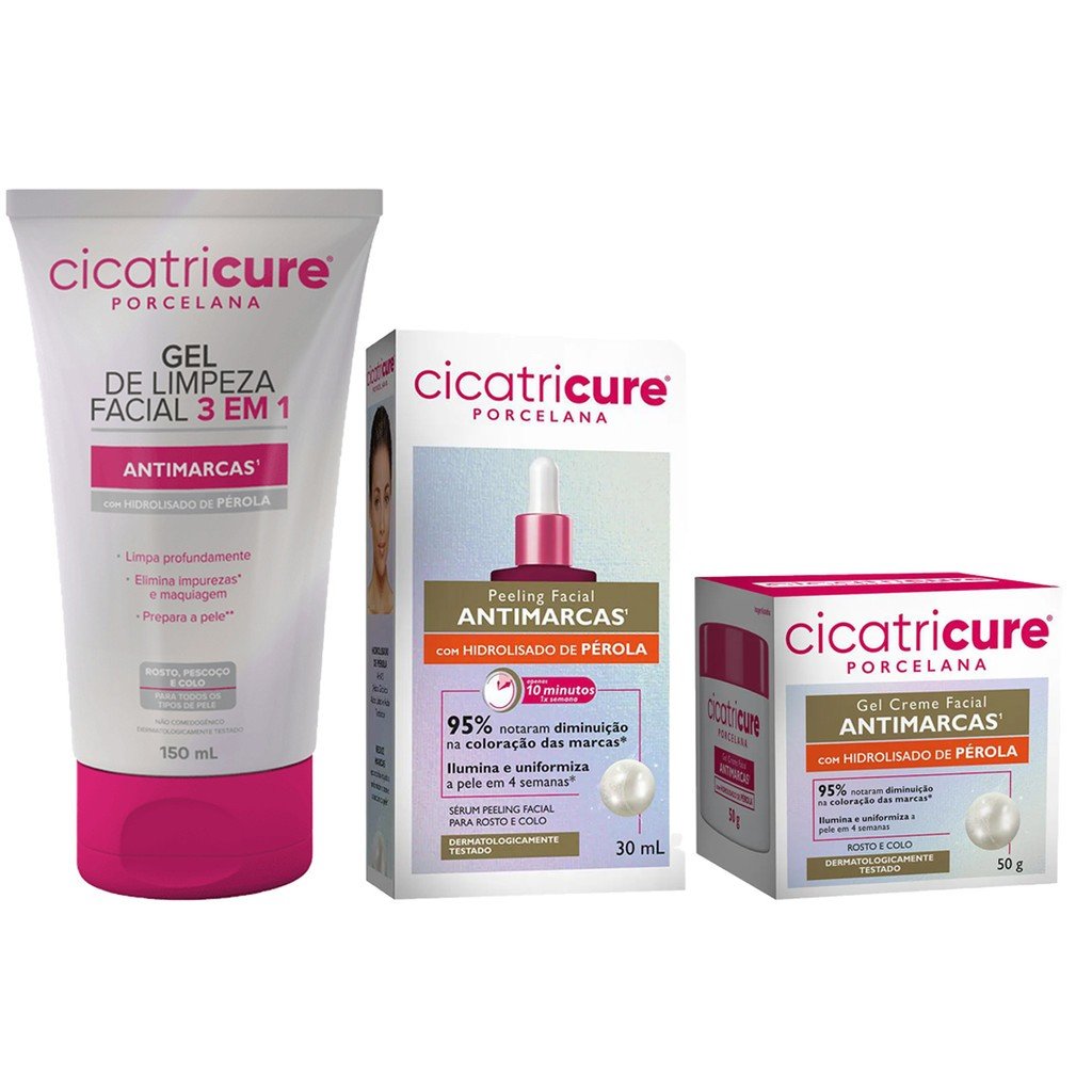Cicatricure Porcelana: Kit Antimarca para uma Pele Radiante