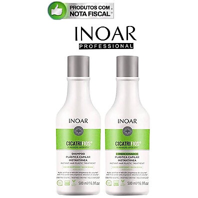 Cicatrifios Inoar: Shampoo + Condicionador 🌟