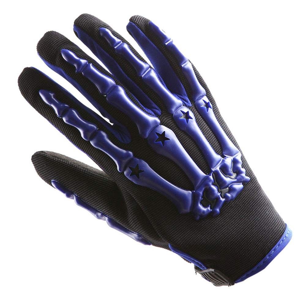 Luvas 1Storm Esqueleto: Proteção e Estilo para Motocross, BMX, ATV e Ciclismo