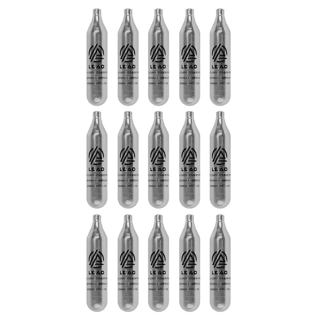 Cilindros CO2 12g Leão: Potência para Airsoft!