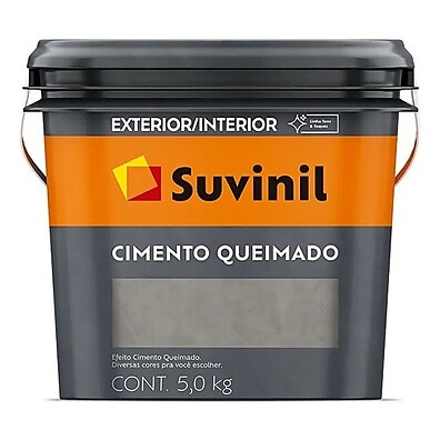 Cimento Queimado 5kg Suvinil: Acabamento Rústico com Toque Moderno