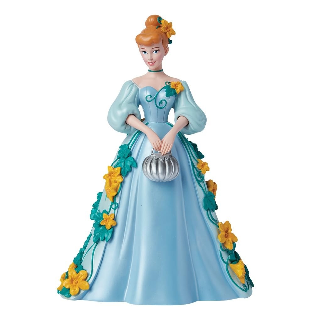 Enesco Disney Showcase Cinderela Estatueta Botânica 21cm - Coleção Exclusiva