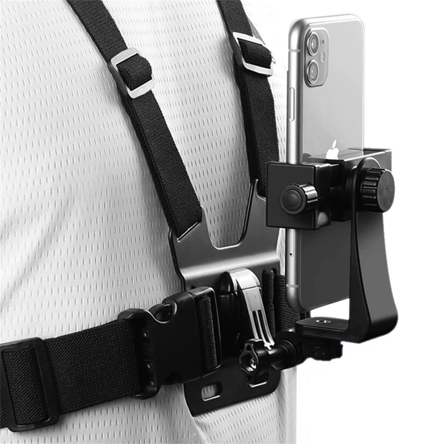 Cinta Peitoral: Capture Tudo com Celular e GoPro!
