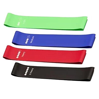 Cinto Elástico Fitness: Kit 5 Resistências