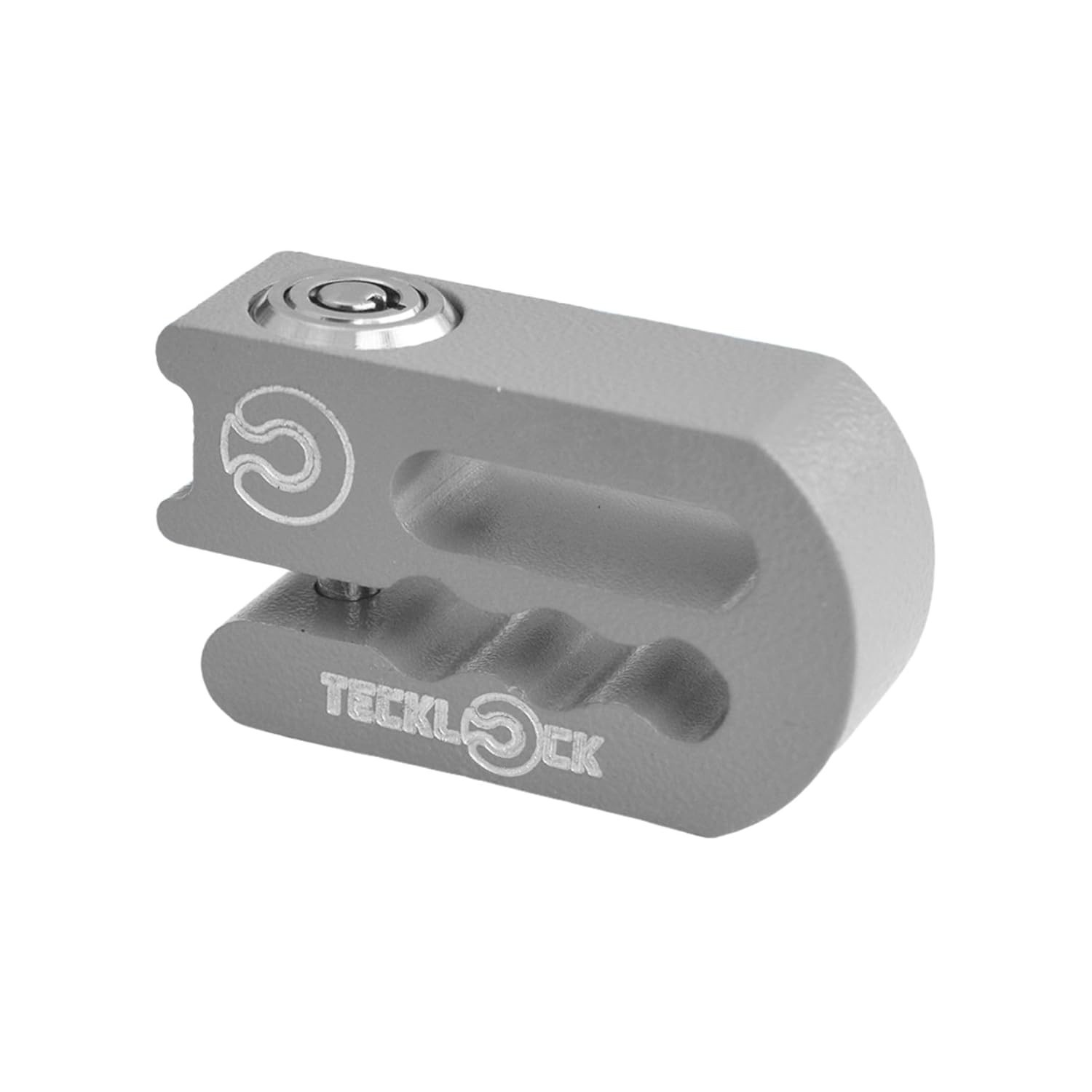 Trava de Disco TeckLock Cinza: Segurança Antifurto para sua Moto