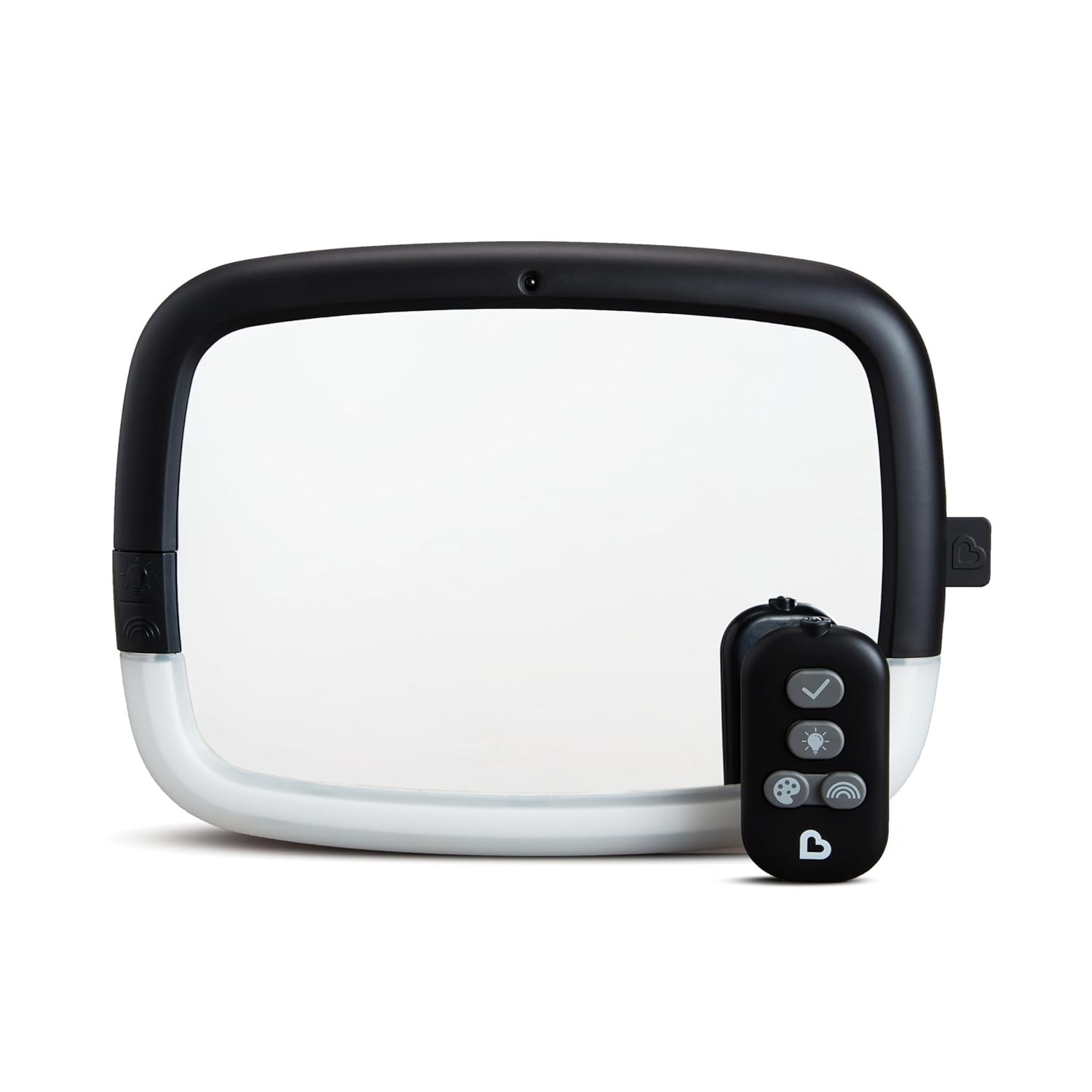 Espelho Retrovisor com Luz Noturna LED para Carro - Visão Clara e Segura à Noite