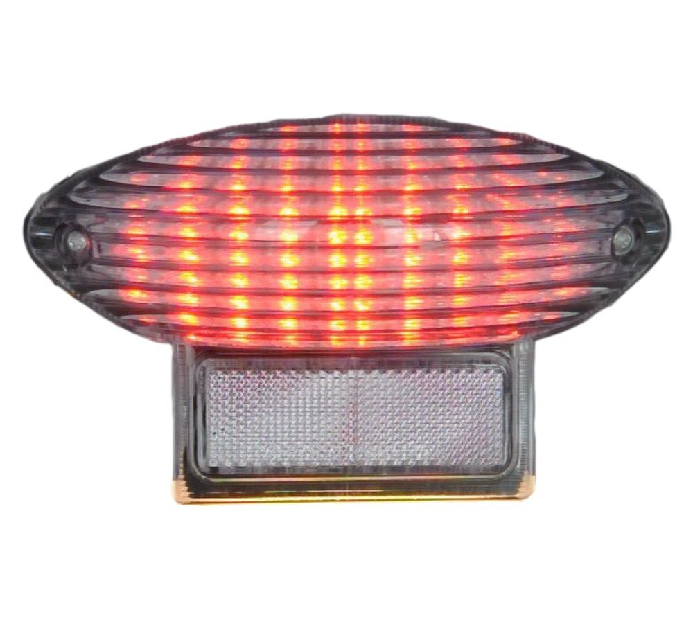 Luz Traseira LED com Seta Integrada para Suzuki GSXR1300 (99-07) e Katana (03-06) - Lente Clara