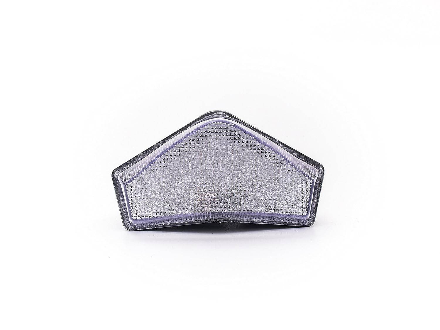 Luz Traseira LED Moto Triumph Speed Triple/Sprint ST/Tiger - Lente Clara com Setas Integradas