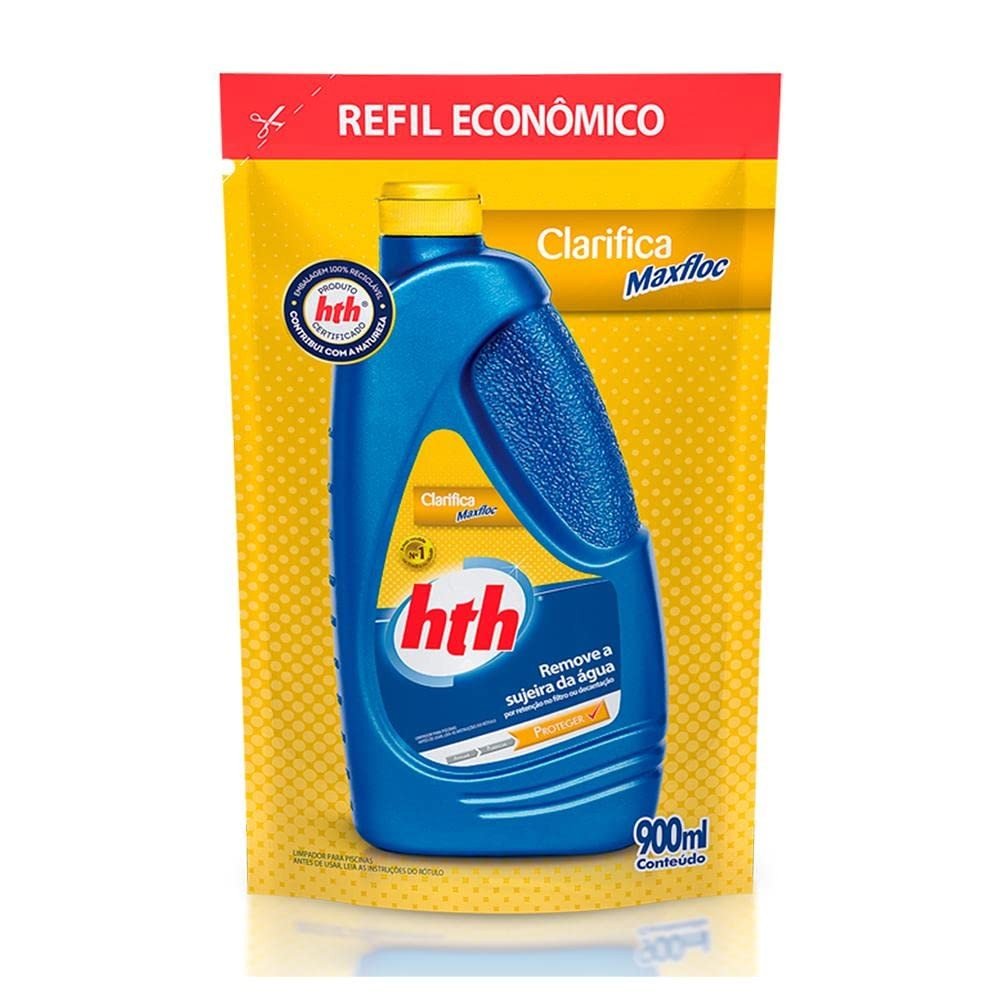 Clarifica HTH Maxfloc 900mL - Clarificante Poderoso para Piscinas
