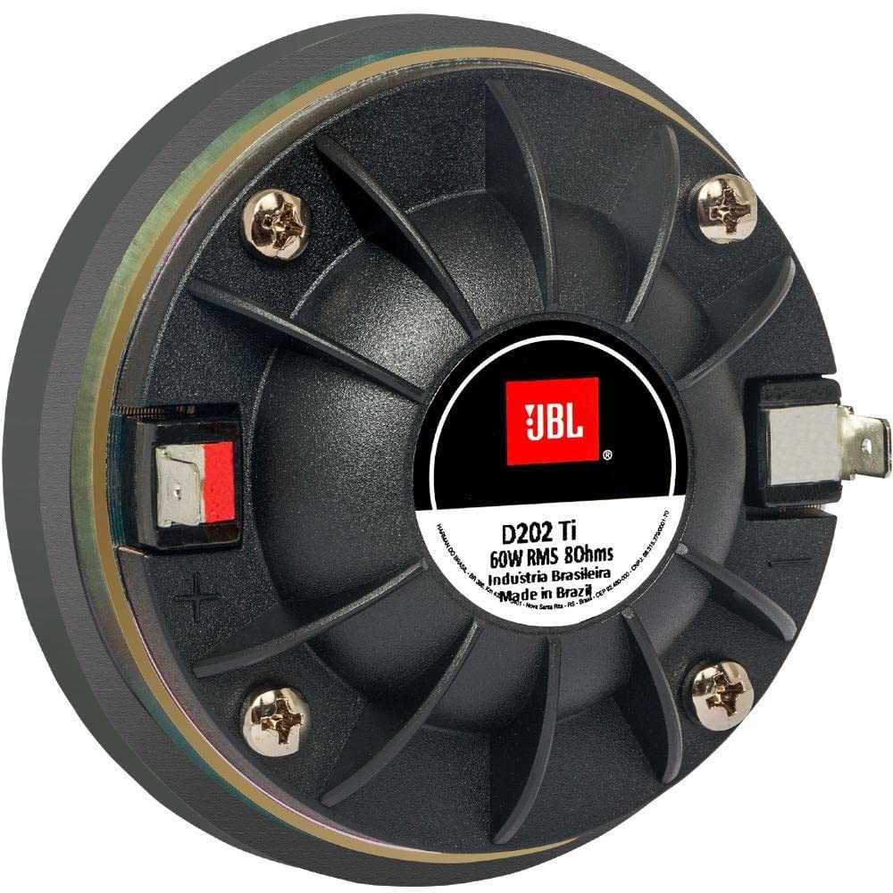 Driver JBL D202TI D202TI 60W RMS 8 Ohms Titânio - Som Potente e Claro