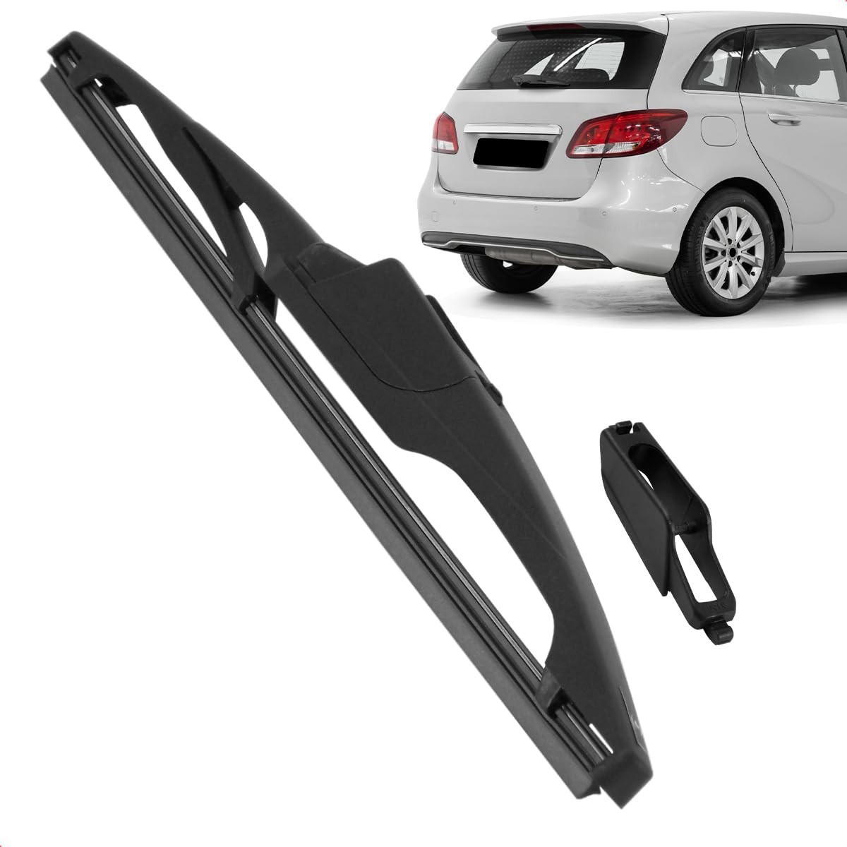 Palheta Limpadora Para-Brisa Traseiro Vigia Carenada 11" Silicone Mercedes Classe B (2008-2015)