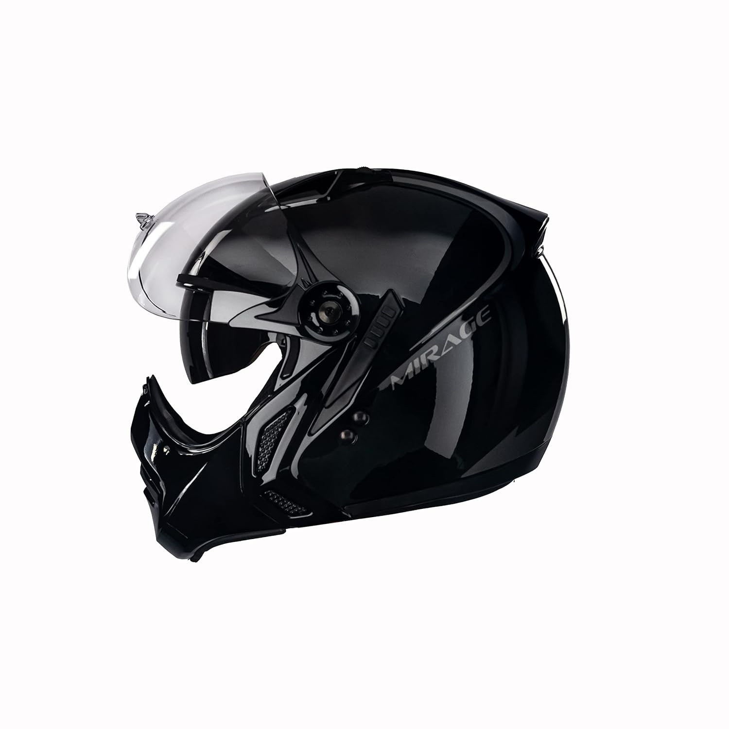 Capacete Peels Mirage Classic Aberto Preto/Grafite - Estilo e Segurança para Sua Moto