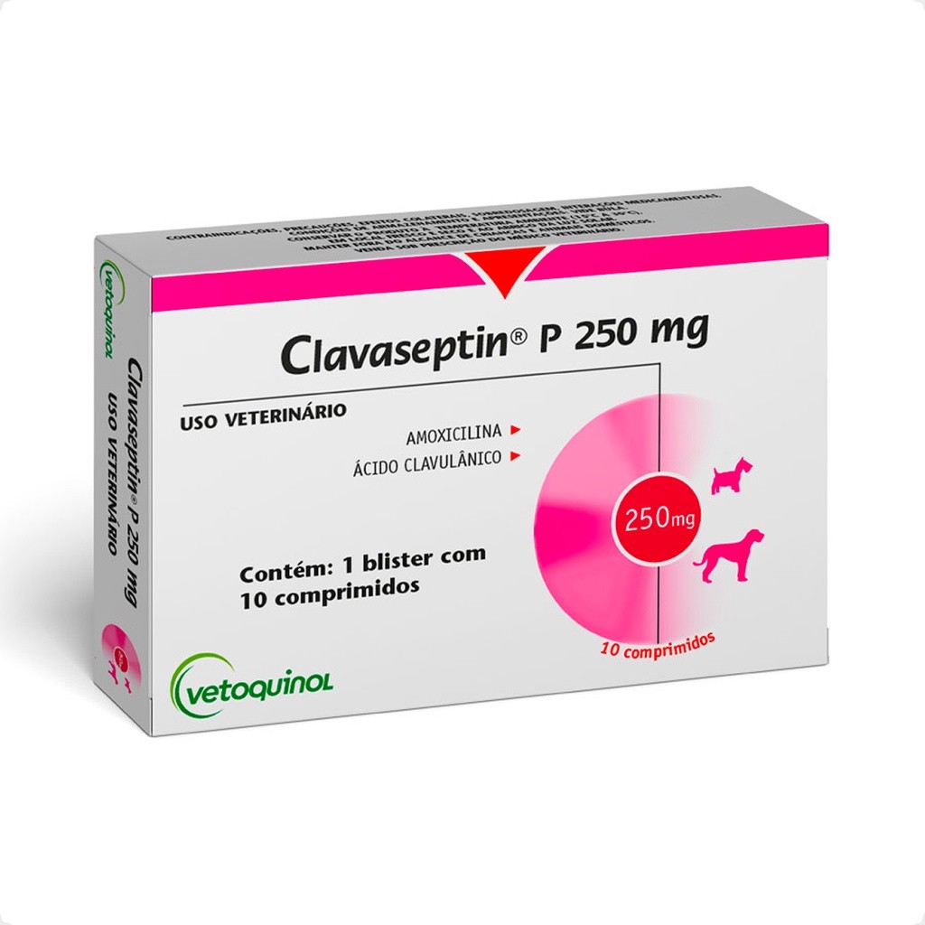Clavaseptin P 250mg: Antibiótico para Cães e Gatos